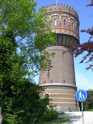 The watertower in Delft years later.